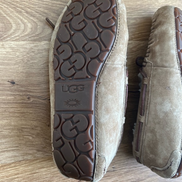 UGG DAKOTA moccasin slippers chestnut colour - Picture 3 of 6